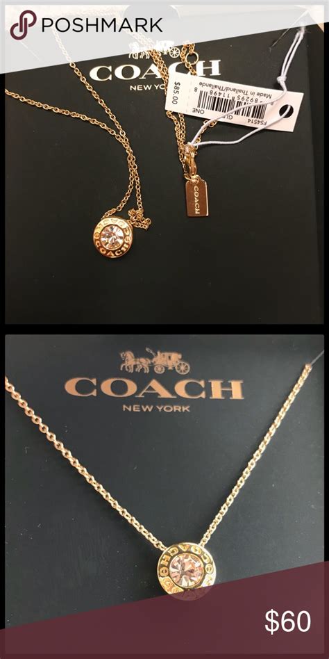 Coach NECKLACE GOLD - senboku-shihousyoshi.com