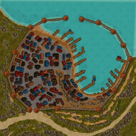 Targos, One of the Ten Towns in Icewind Dale - CartographyAssets