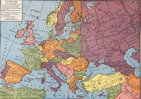 Rand Mcnally Europe Map | Time Zones Map