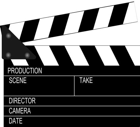 Clipart - Movie Clapperboard