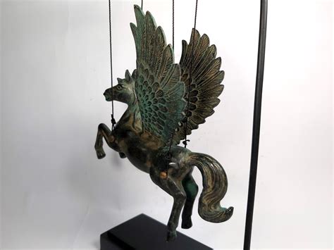 Bronze Pegasus Sculpture Pegasus Horse Statue Animal Figure | Etsy