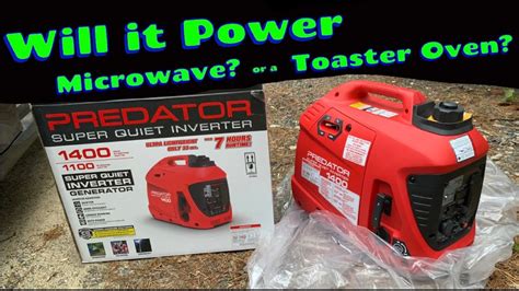 Testing a HARBOR FREIGHT 1400w Inverter Generator! - YouTube