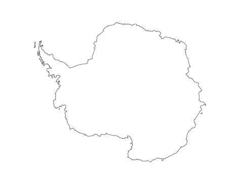 Free Printable Map Of Antarctica - ClipArt Best