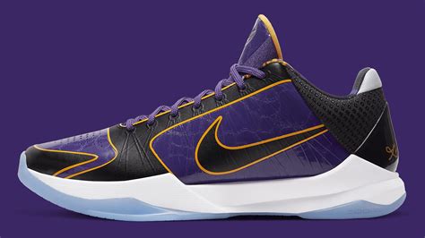 Nike Kobe 5 Protro Lakers Release Date CD4991-500 Pair | Sole Collector