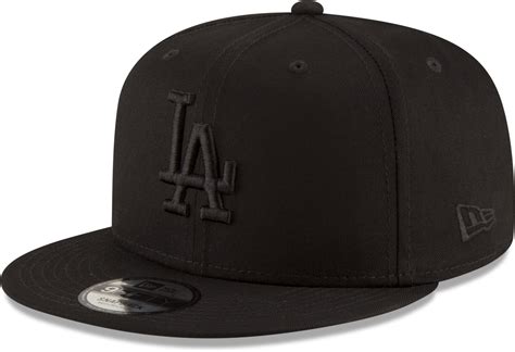 LA Dodgers New Era 950 League Essential Black Snapback Baseball Cap ...