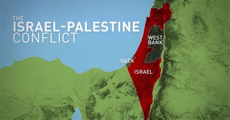 Israel And Palestine Conflict Map