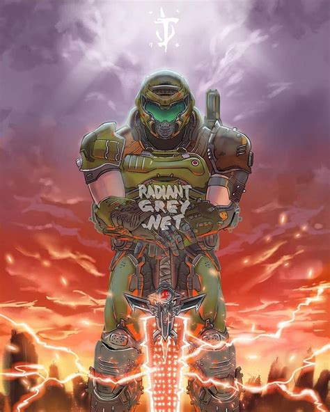 DOOM Eternal Fan art | Комиксы, Видеоигры, Аниме арт