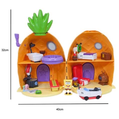 NEW SPONGEBOB SQUAREPANTS PINEAPPLE HOUSE PLAYSET WITH LIGHT & SOUND