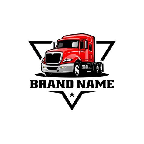 Premium Vector | Trucking Logo Vector Semi Truck Premium Logo Design