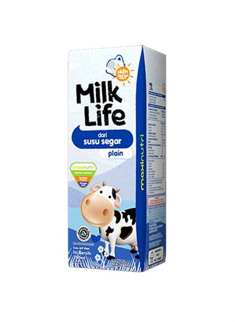 Milk Life Susu Cair Uht Plain 200Ml | Klik Indomaret