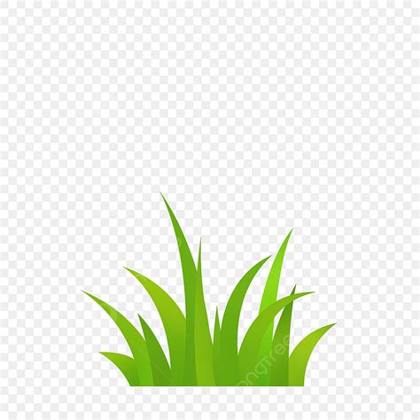 Cartoon Groen Gras Clipart Elementen, Onkruid Clipart, Natuurlijk ...