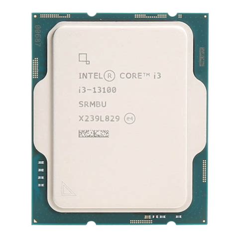 Intel Core i3-13100 Raptor Lake 3.4GHz Quad-Core LGA 1700 Boxed ...