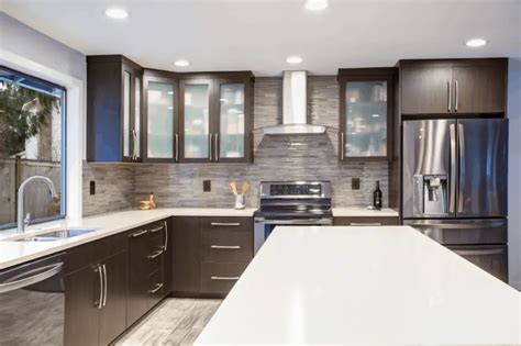 White Kitchen Cabinets with Glass Doors Ideas - Home Decoratory