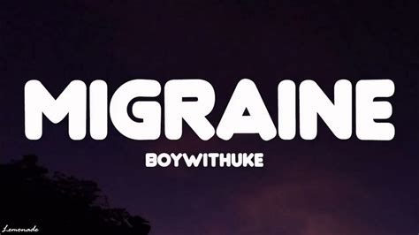 BoyWithUke - Migraine (Lyrics) - YouTube