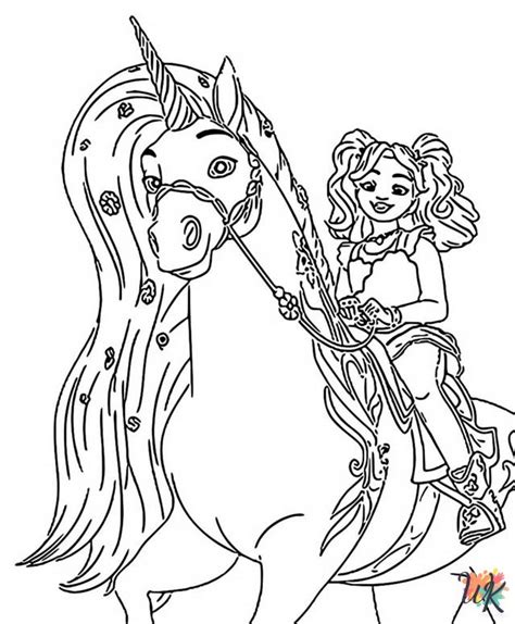 25 Unicorn Academy Coloring Pages - Fun & Imaginative | ColoringPagesWK