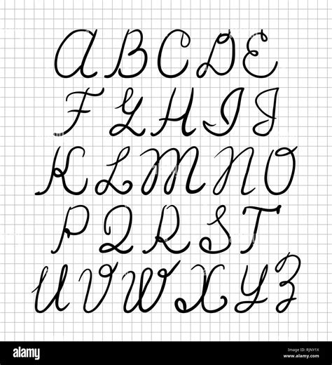 Handwriting letters hi-res stock photography and images - Alamy