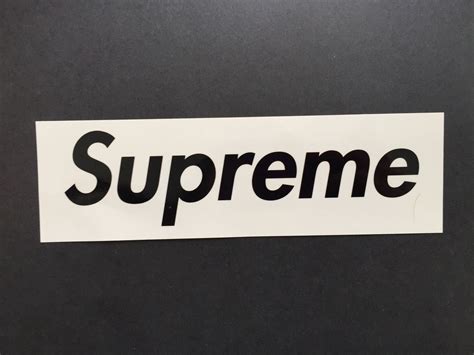 Supreme | Logo sticker, Logos, Decals stickers