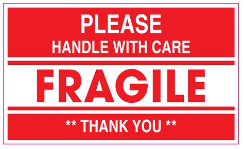 Fragile Printable Label