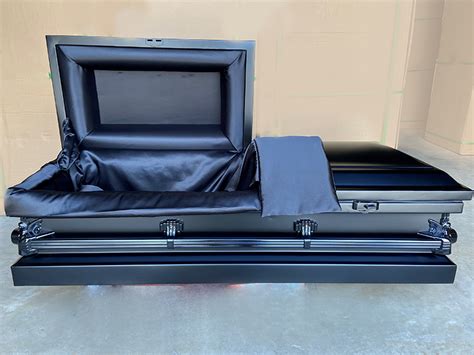 Custom Black Casket Custom Casket - Sky Caskets