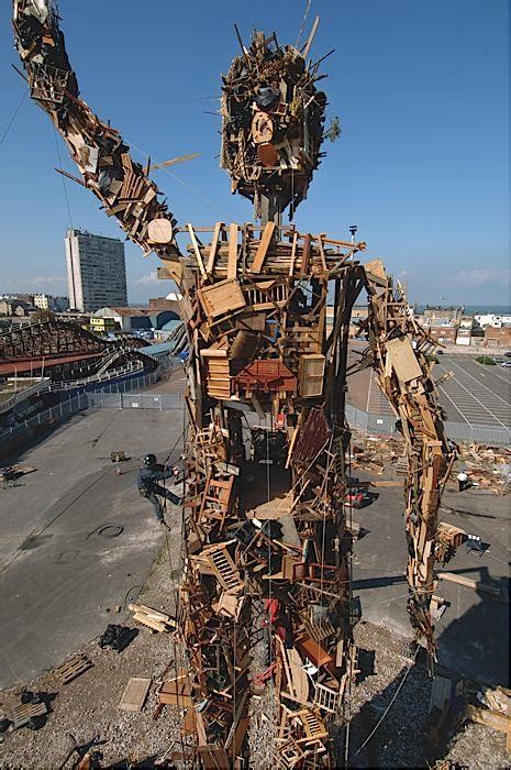 Waste Man is a giant sculpture by Antony Gormley which was made of ...