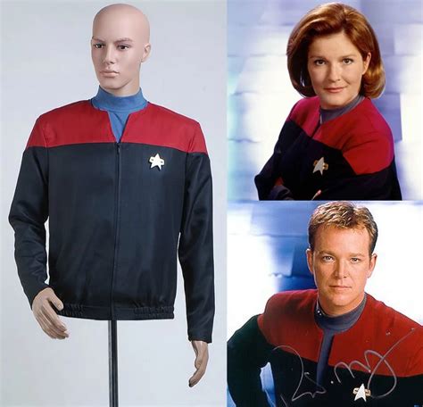 Star Trek Voyager Command Cosplay Costume Captain Star Trek Uniform ...