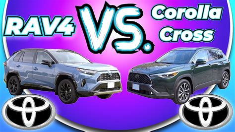 Toyota RAV4 VS Corolla Cross comparison // Which one is right for you ...