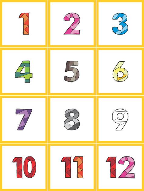 KM Classroom: Numbers 1-10 Posters, Worksheets and Memory Game