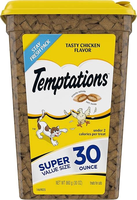 Temptations Classic Crunchy and Soft Cat Treats, 30 oz. : Amazon.co.uk ...