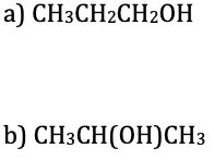 Solved Show the products of the oxidation of 1-propanol and | Chegg.com