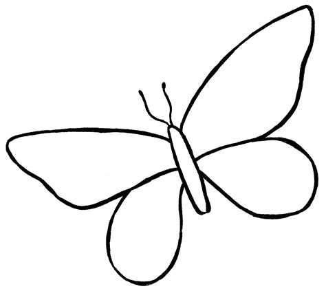 Butterfly Drawing Butterfly Drawing Butterfly Drawing Outline Easy ...