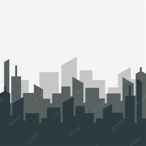 Premium Vector | Silhouette skyline illustration free vector