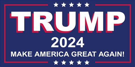 Trump 2024 MAGA (Blue) MAGA 3'x5' Flag Make America Great Again