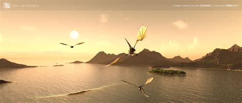 Epic Skydomes - Ocean Mountain Sunset HDRI | Daz 3D