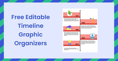 Free Editable Timeline Graphic Organizer Examples | EdrawMax Online