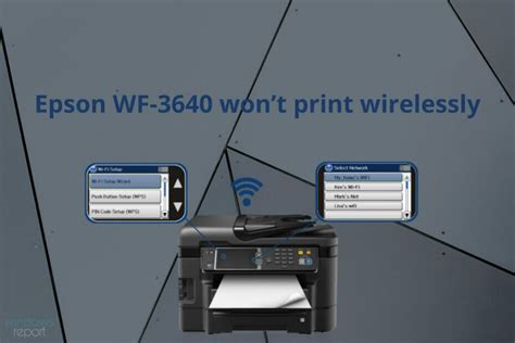 Epson WF-3640 won't print wirelessly [Troubleshooting guide]