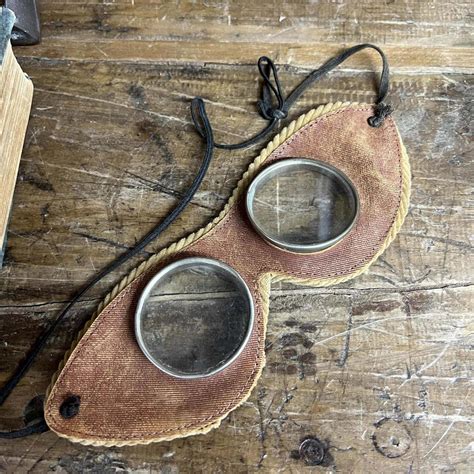 Antique Aviator Motorcycle Goggles - The Junk Parlor