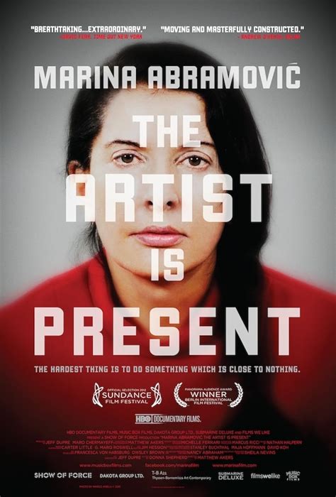 Marina Abramovic: The Artist Is Present (2012) - IMDb