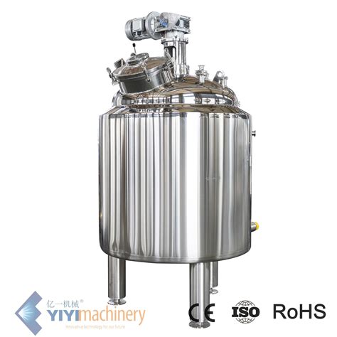 Sanitary Stainless Tank Mixing Tanks with Agitators Industrial Mixer ...