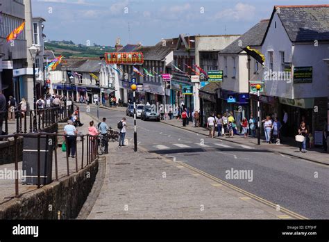 Penzance Cornwall town centre Stock Photo - Alamy