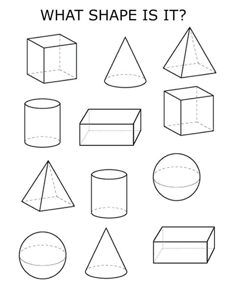 Basic Three Dimensional Shapes