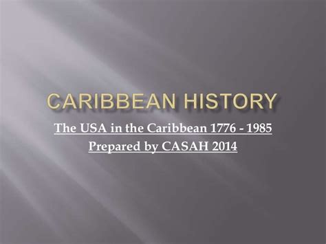 Caribbean history us1