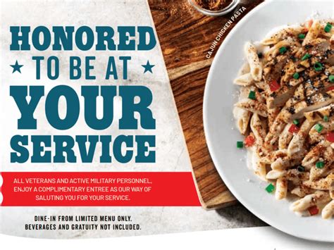 Chilis Veterans Day Menu 2022 - New Years Day 2023