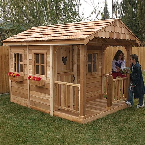 Outdoor Living Today Sunflower Wood Playhouse Kit in the Playhouses ...