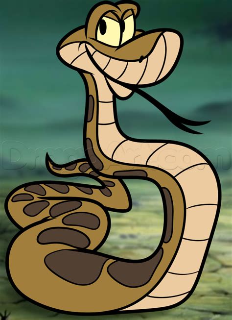 how to draw kaa from jungle book | How to Draw | Pinterest | Cartoon