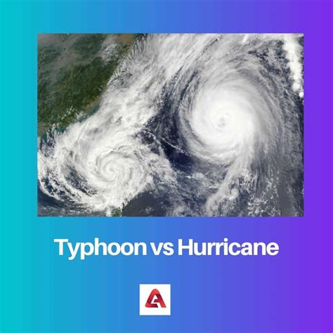 a Typhoon vs a Hurricane: Difference and Comparison