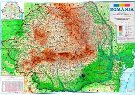 Relief Vulcanic Romania Harta