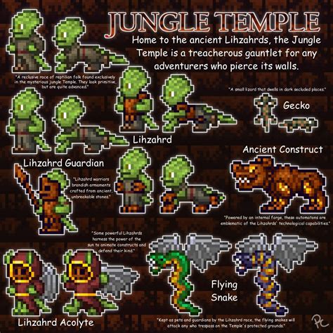 r/Terraria on Twitter: "Some new stuff for the Jungle Temple ^-^ [OC ...