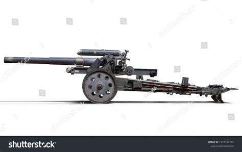 3d Illustration German Divisionlevel Heavy Howitzer Stock Illustration ...