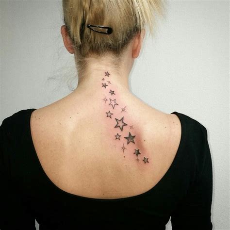 Tattoo stars back | Star tattoos, Neck tattoo, Tattoos