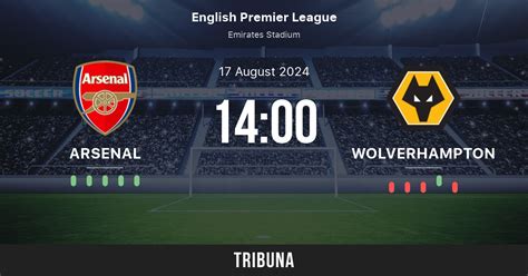 Arsenal vs Wolverhampton: Live Score, Stream and H2H results 8/17/2024 ...